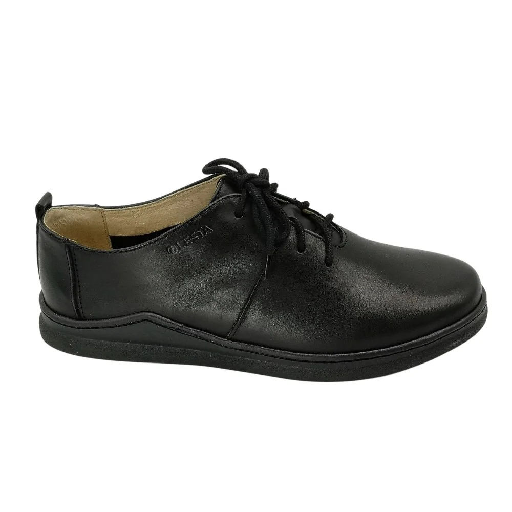 Женские черные туфли комфорт Lesta (Польша) модель 5152