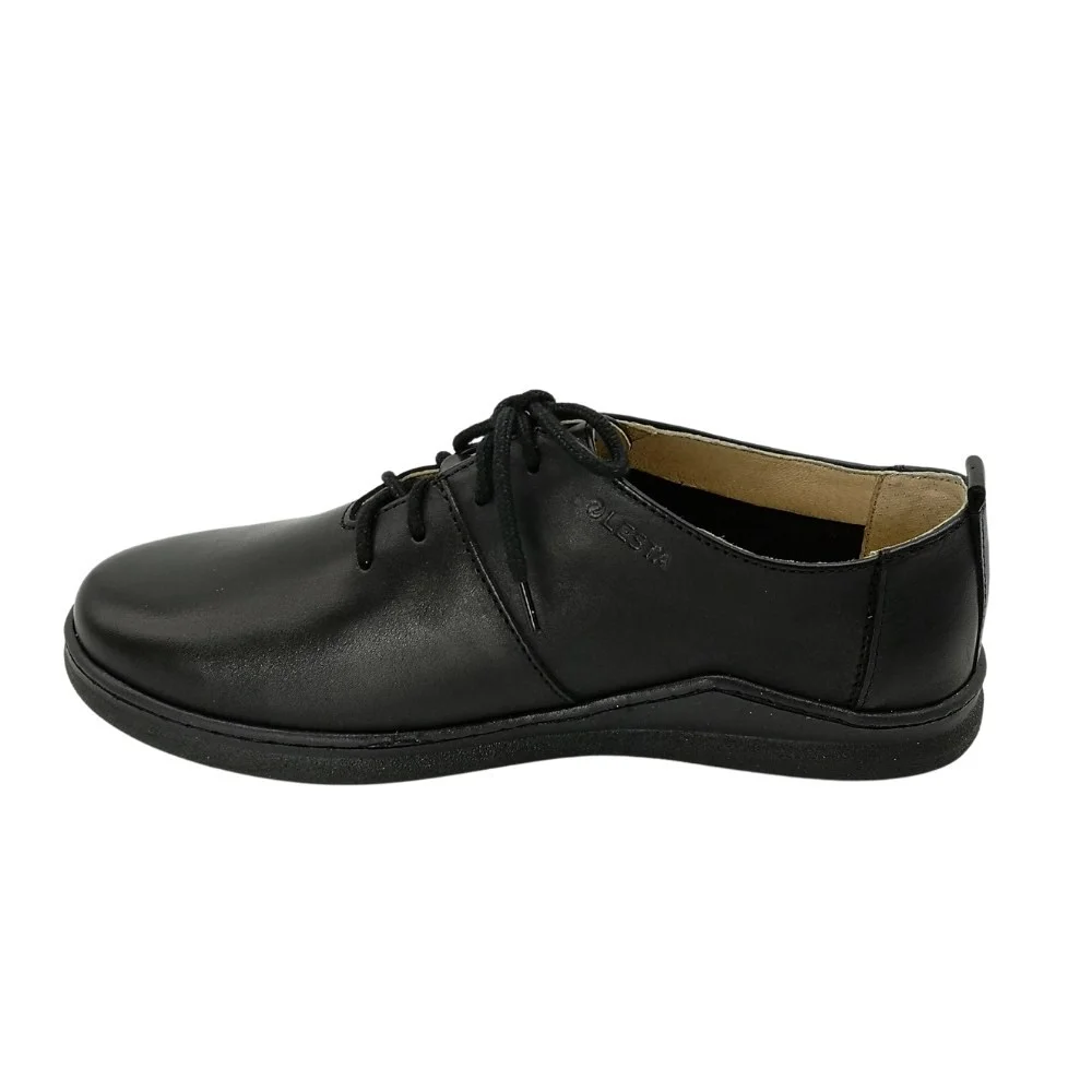 Женские черные туфли комфорт Lesta (Польша) модель 5152