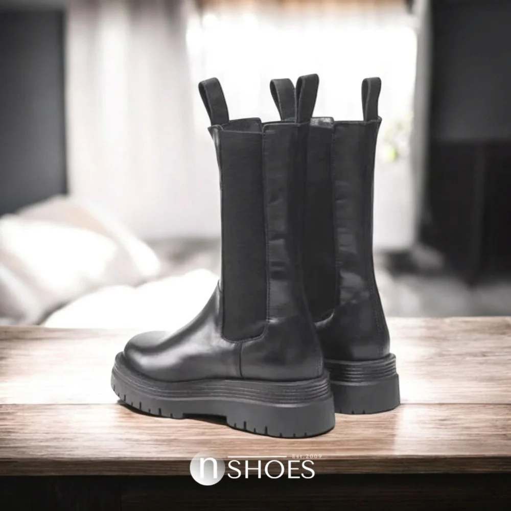 Жіночі чорні черевики Solo Femme (Польща) модель 5163