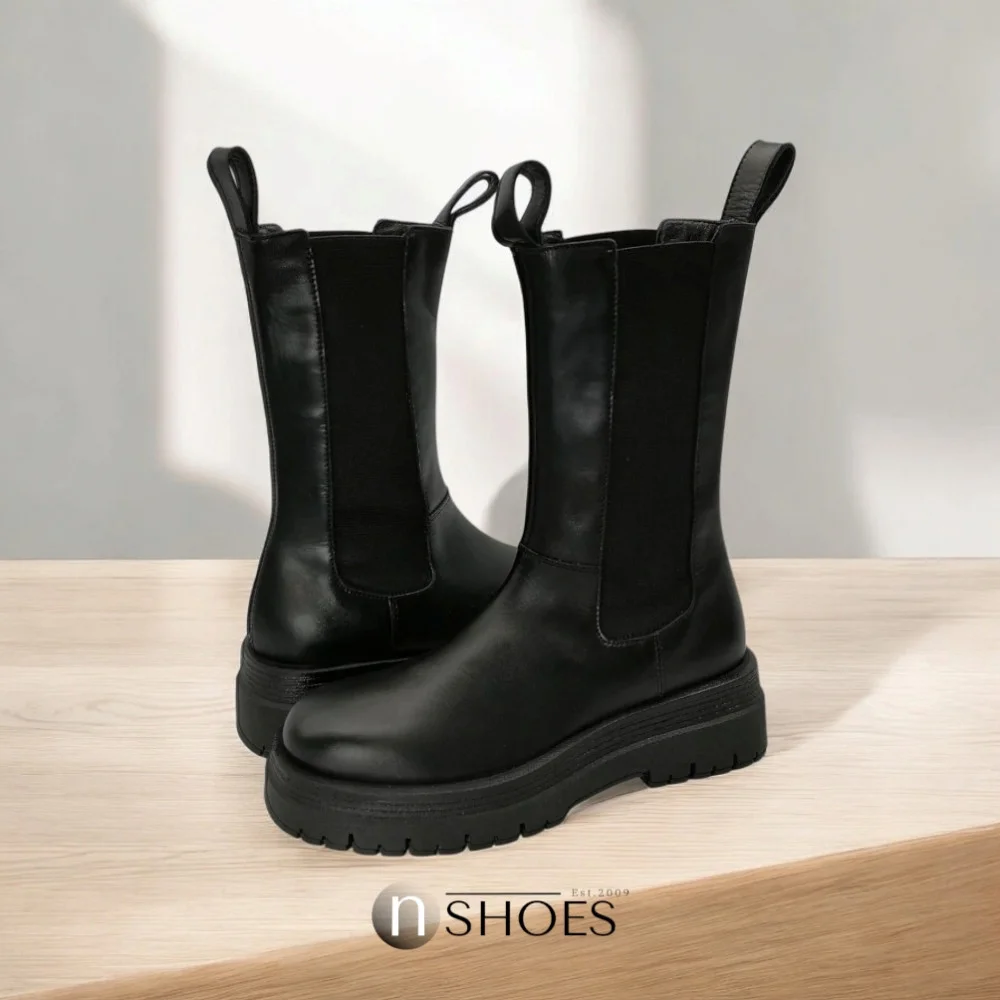 Жіночі чорні черевики Solo Femme (Польща) модель 5163