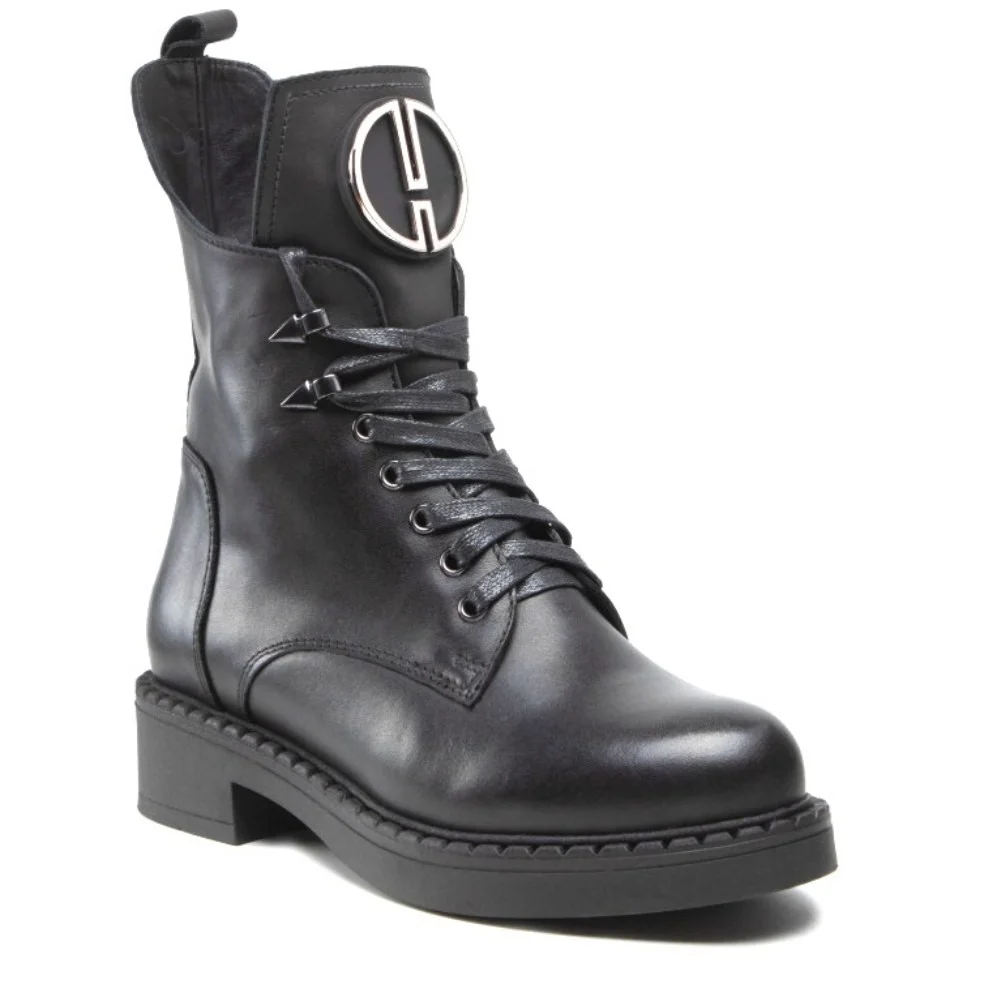 Жіночі чорні зимові черевики Pollonus (Польща) модель 5175 Жіночі зимові черевики Pollonus Польща