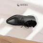 Женские черные ботинки демисезонные Bellum (Польша) модель 5195