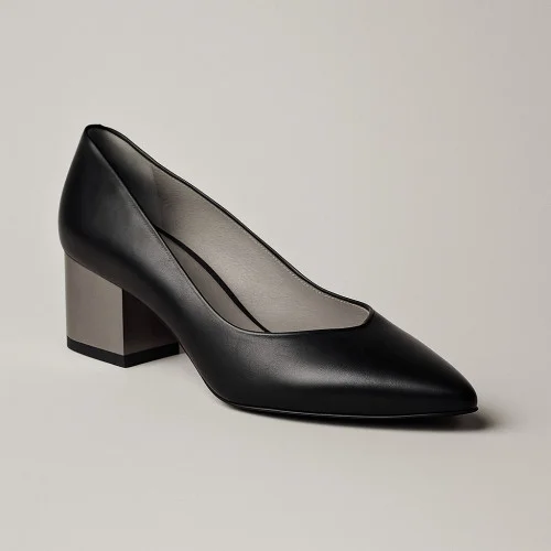 Women's black pumps Kaniowski Poland k-0324/01 5200