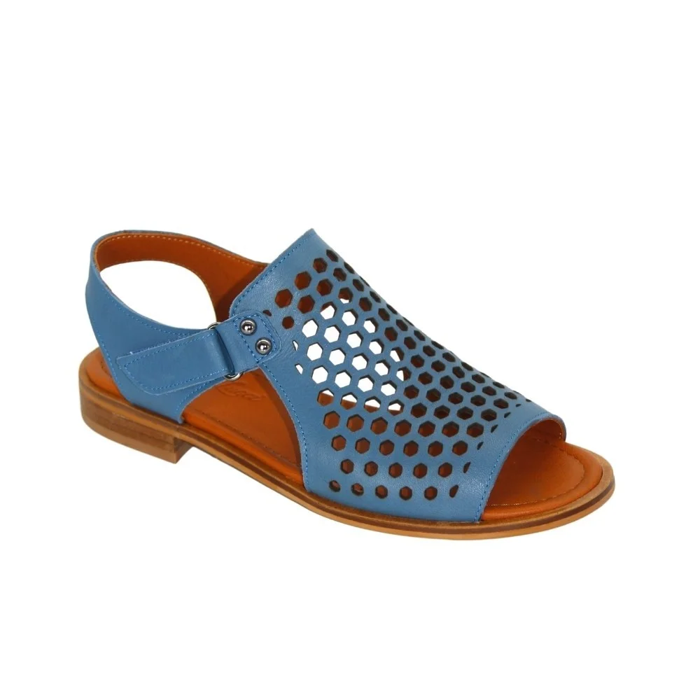 Женские синие босоножки Anna Lucci (Турция) модель 5212