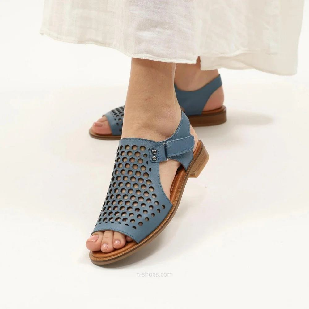 Женские синие босоножки Anna Lucci (Турция) модель 5212