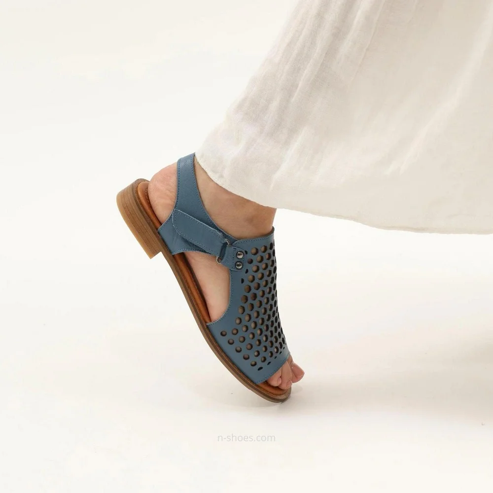 Женские синие босоножки Anna Lucci (Турция) модель 5212