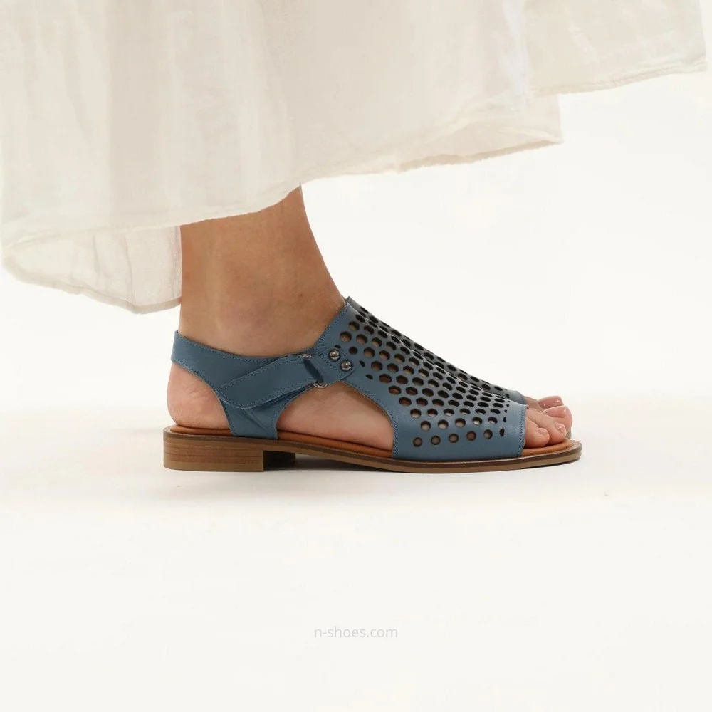 Женские синие босоножки Anna Lucci (Турция) модель 5212