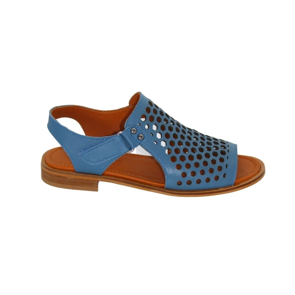 Женские синие босоножки Anna Lucci (Турция) модель 5212