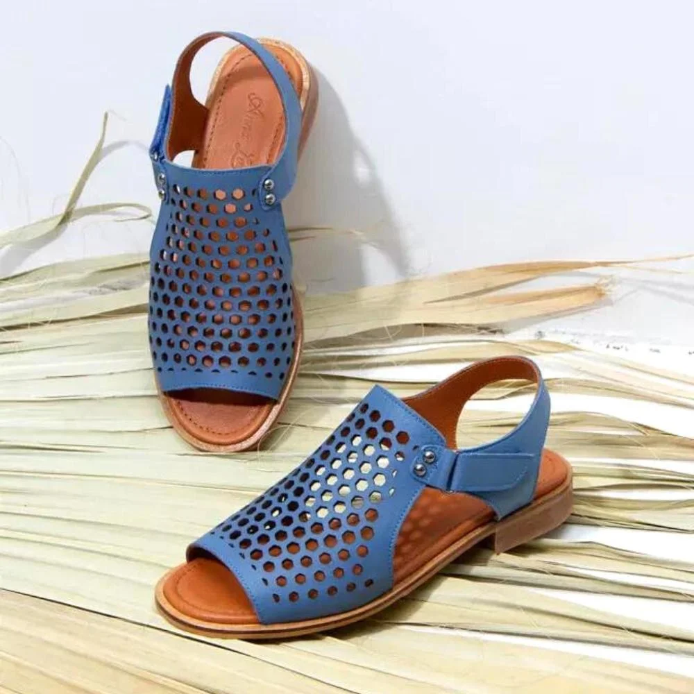 Женские синие босоножки Anna Lucci (Турция) модель 5212