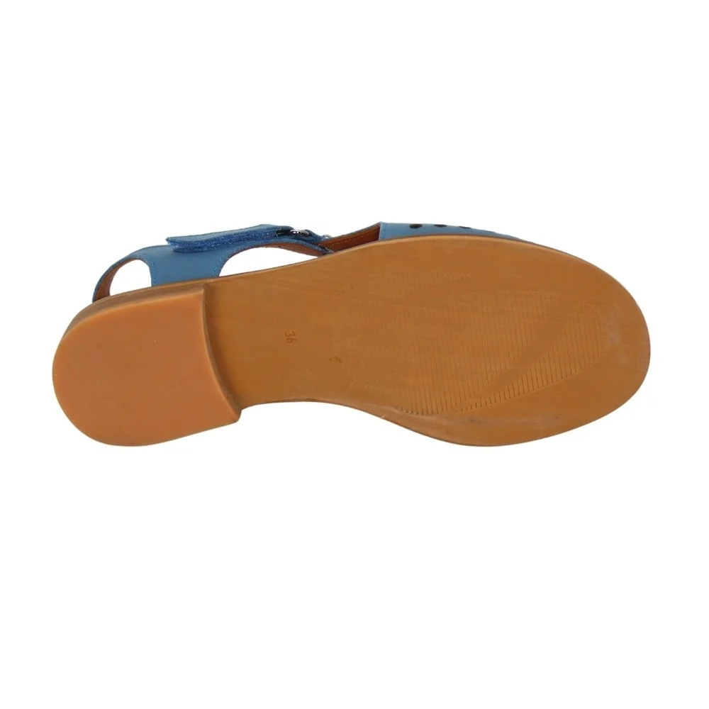 Женские синие босоножки Anna Lucci (Турция) модель 5212