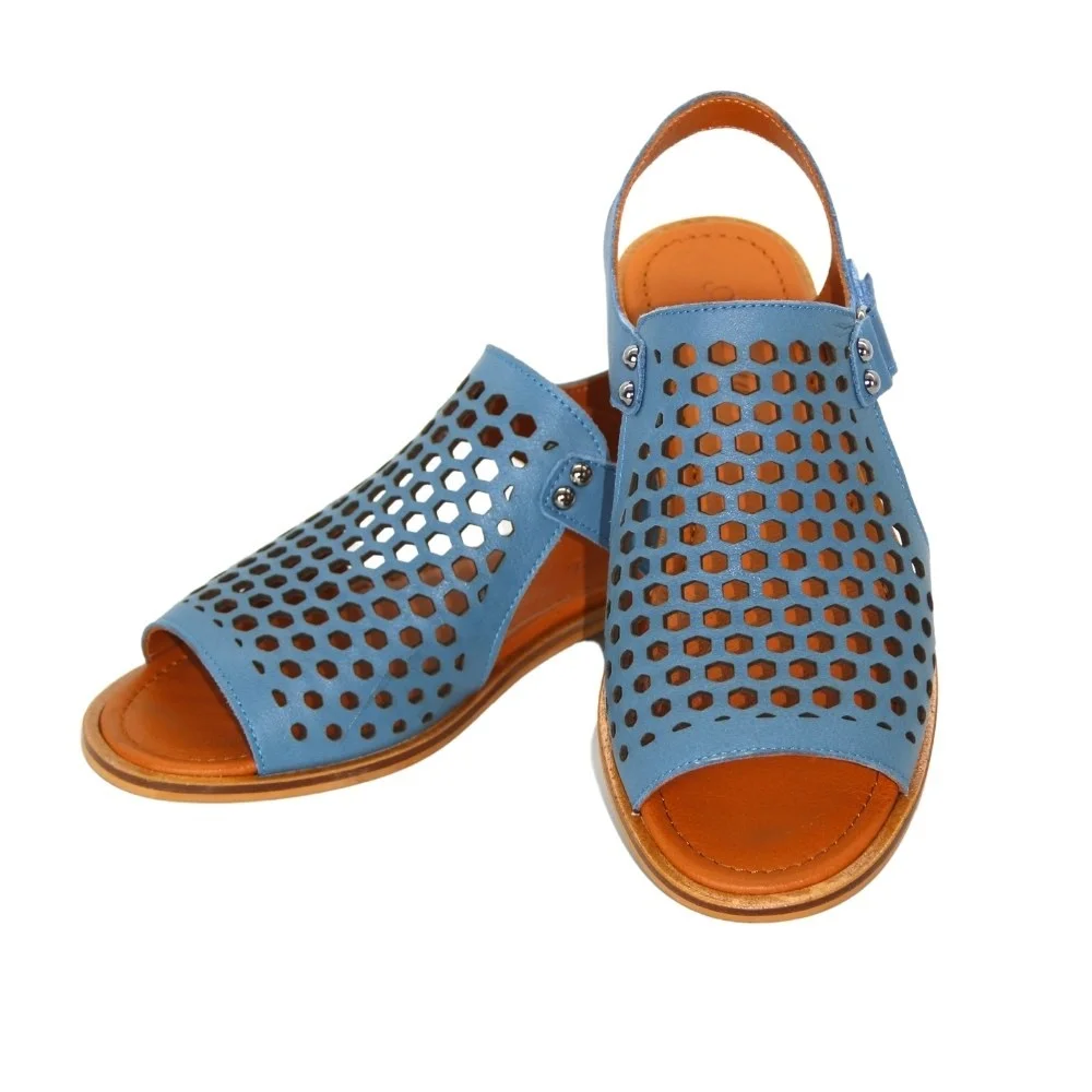 Женские синие босоножки Anna Lucci (Турция) модель 5212