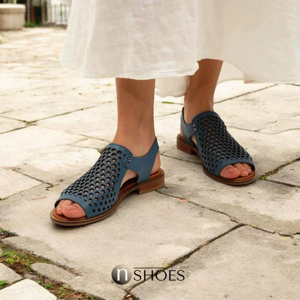 Женские синие босоножки Anna Lucci (Турция) модель 5212