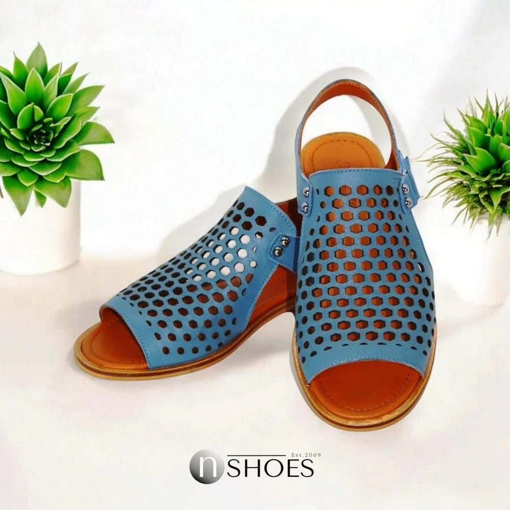 Женские синие босоножки Anna Lucci (Турция) модель 5212