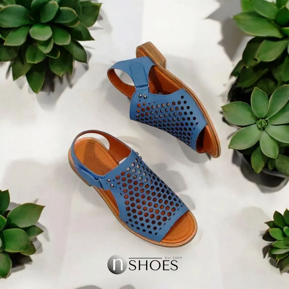 Женские синие босоножки Anna Lucci (Турция) модель 5212