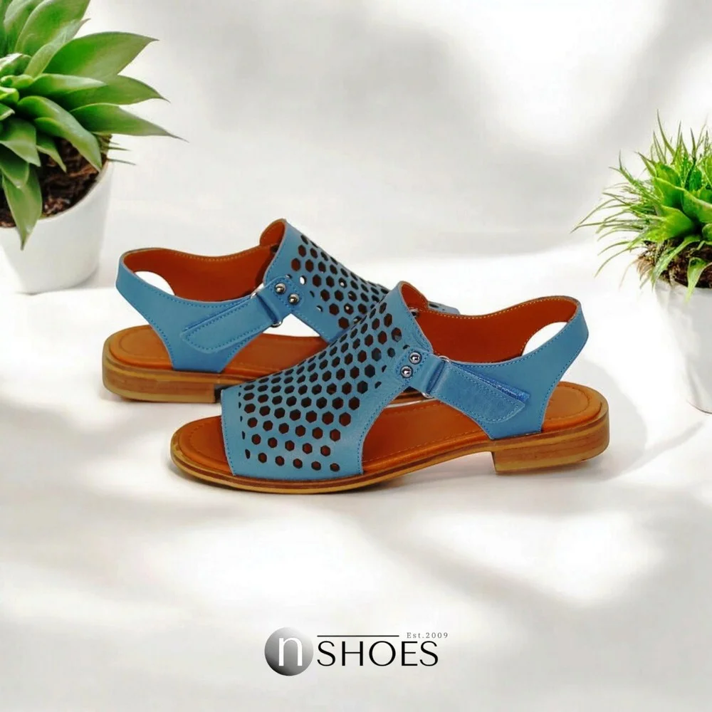 Женские синие босоножки Anna Lucci (Турция) модель 5212