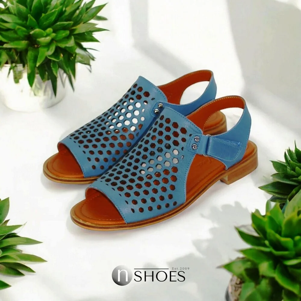 Женские синие босоножки Anna Lucci (Турция) модель 5212