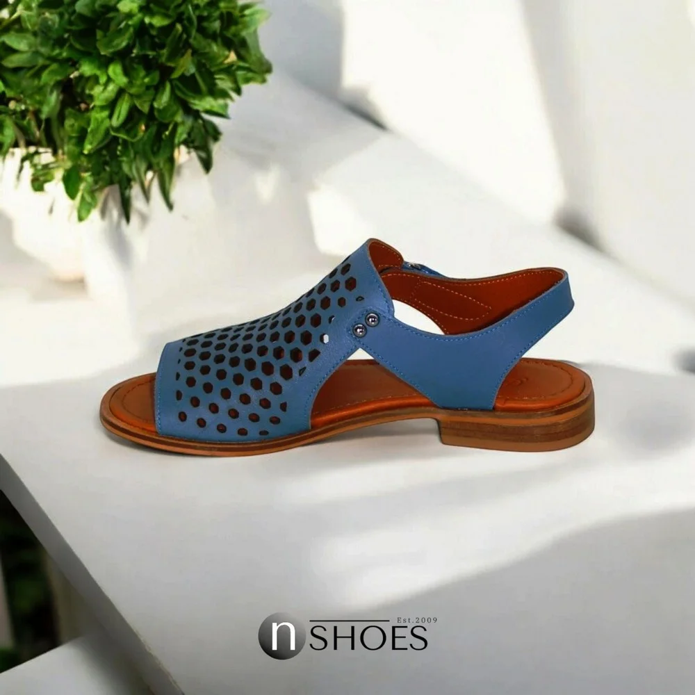 Женские синие босоножки Anna Lucci (Турция) модель 5212