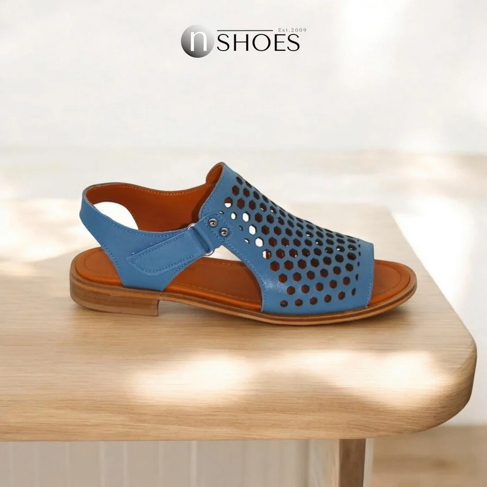 Женские синие босоножки Anna Lucci (Турция) модель 5212