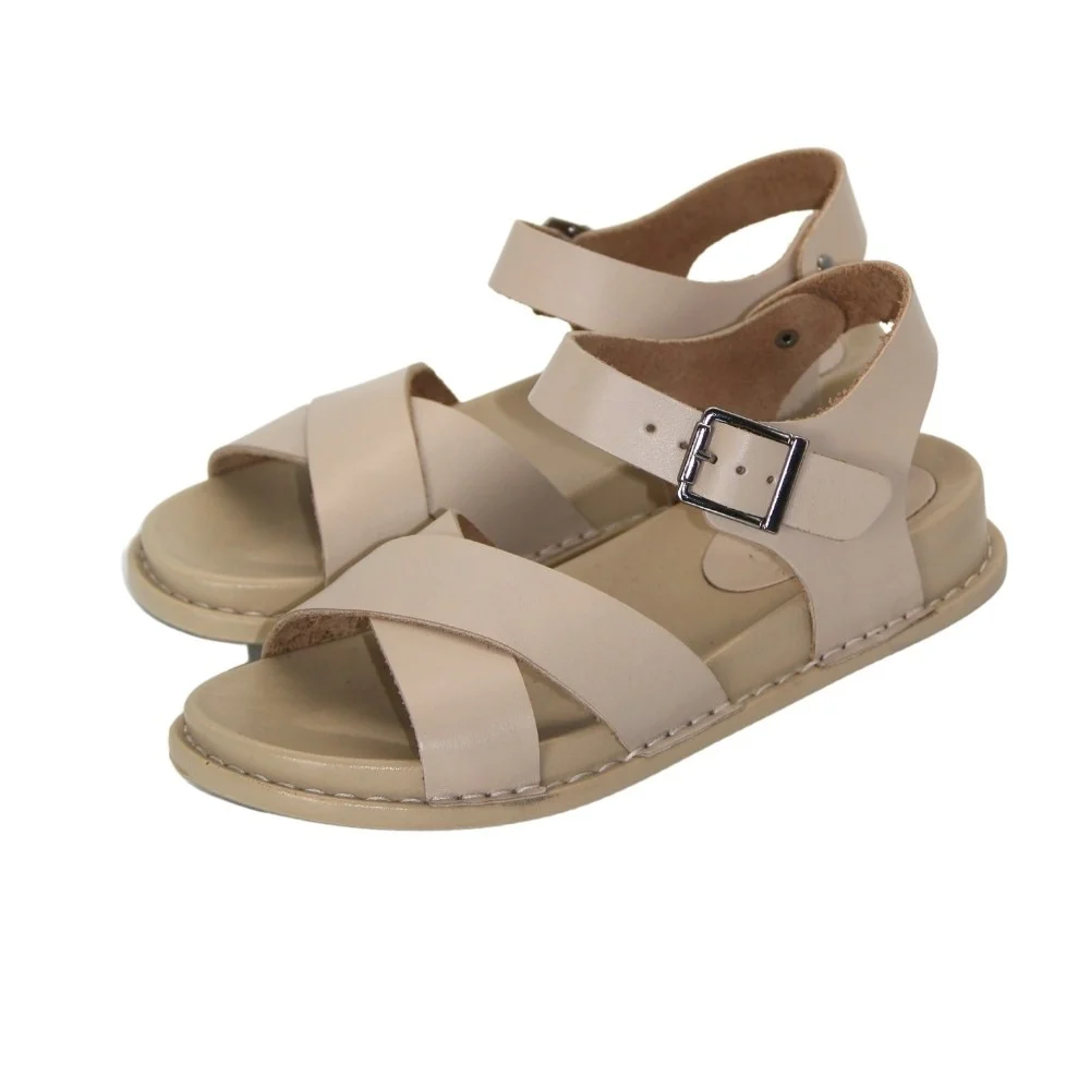 Women's beige sandals Lonza (Turkey) model 5215