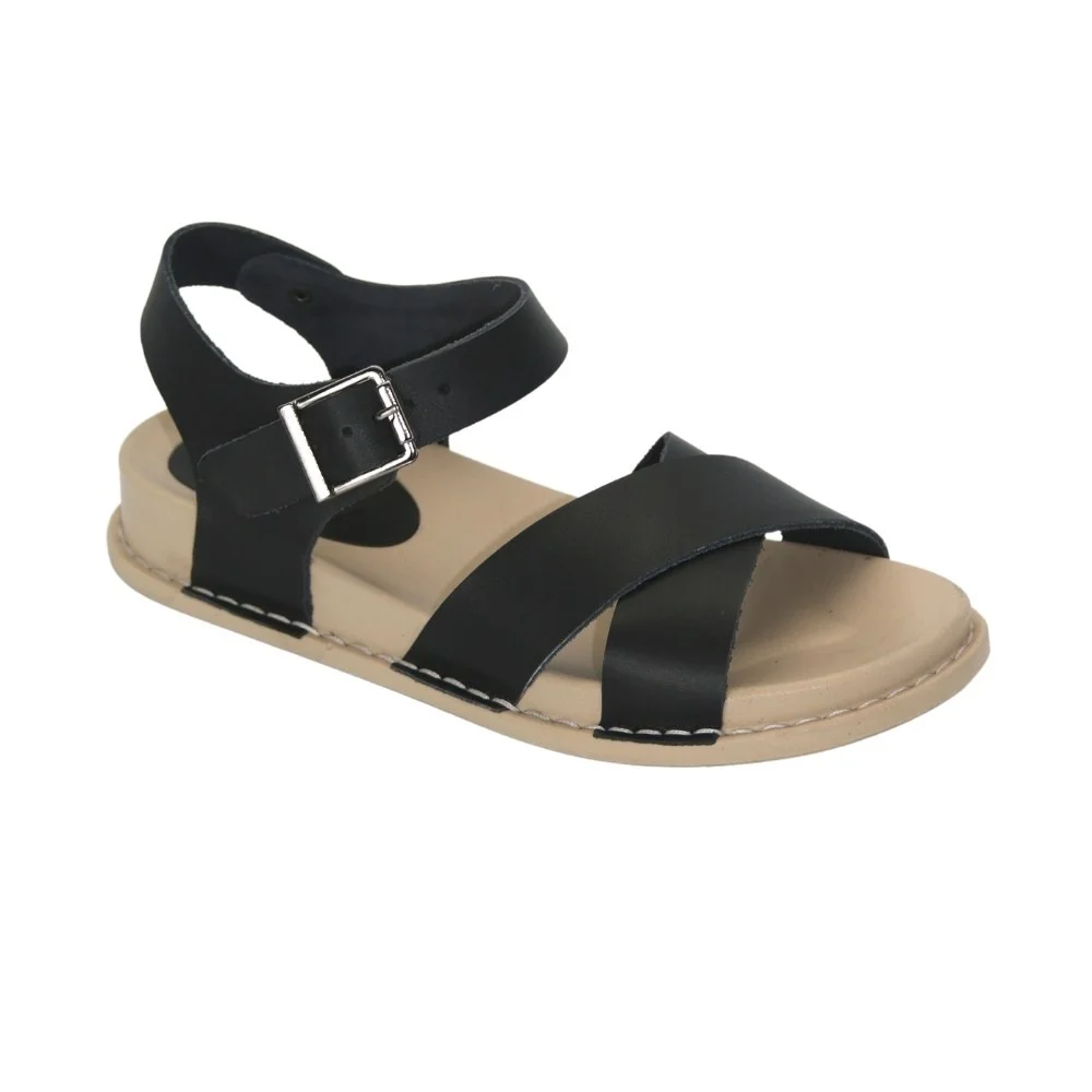 Жіночі чорні босоніжки Lonza (Туреччина) модель 5216