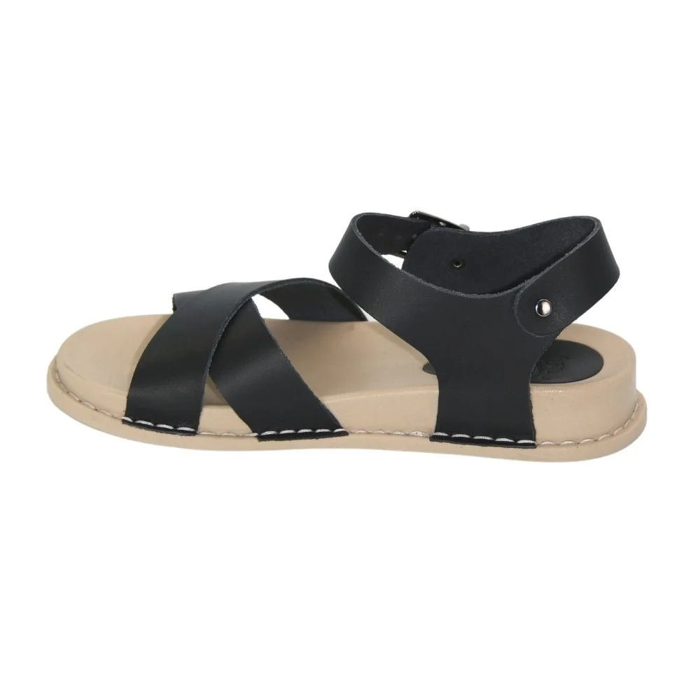 Жіночі чорні босоніжки Lonza (Туреччина) модель 5216