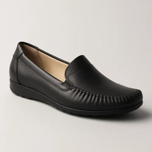 Женские черные комфортные мокасини Lesta Польща 161-3997-1-1036 5228 из натуральной кожи от польской фабрики Женские черные комфортные мокасини Lesta Польща 161-3997-1-1036 5228 из натуральной кожи от польской фабрики