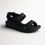 Women’s Black Sandals Lonza 176753 2051 BLACK KOGA Genuine Leather
