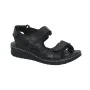 Women’s Black Sandals Lonza 176753 2051 BLACK KOGA Genuine Leather