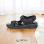 Women’s Black Sandals Lonza 176753 2051 BLACK KOGA Genuine Leather