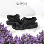 Women’s Black Sandals Lonza 176753 2051 BLACK KOGA Genuine Leather