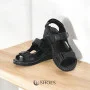 Women’s Black Sandals Lonza 176753 2051 BLACK KOGA Genuine Leather