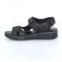 Women’s Black Sandals Lonza 176753 2051 BLACK KOGA Genuine Leather