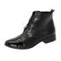 Women's black low-speed boots demi-season NICOLE (Poland) model C-16