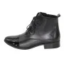 Women's black low-speed boots demi-season NICOLE (Poland) model C-16