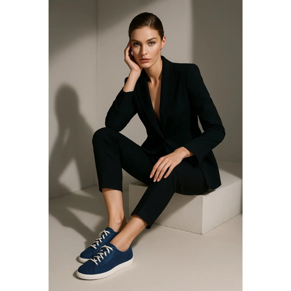 Женские синие кеды Lesta 4366-1-3494 из Польши