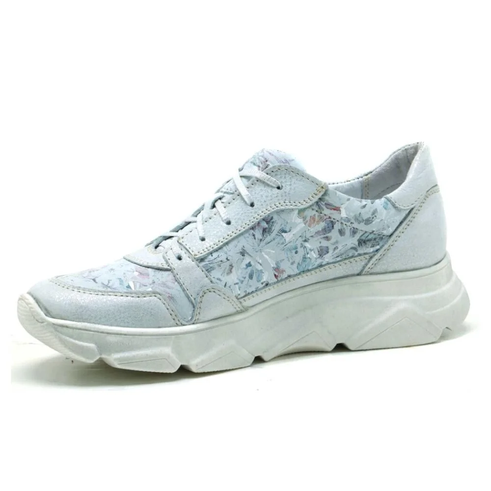 Sneakers women's gray with flowers Lesta (Poland) model 4900
