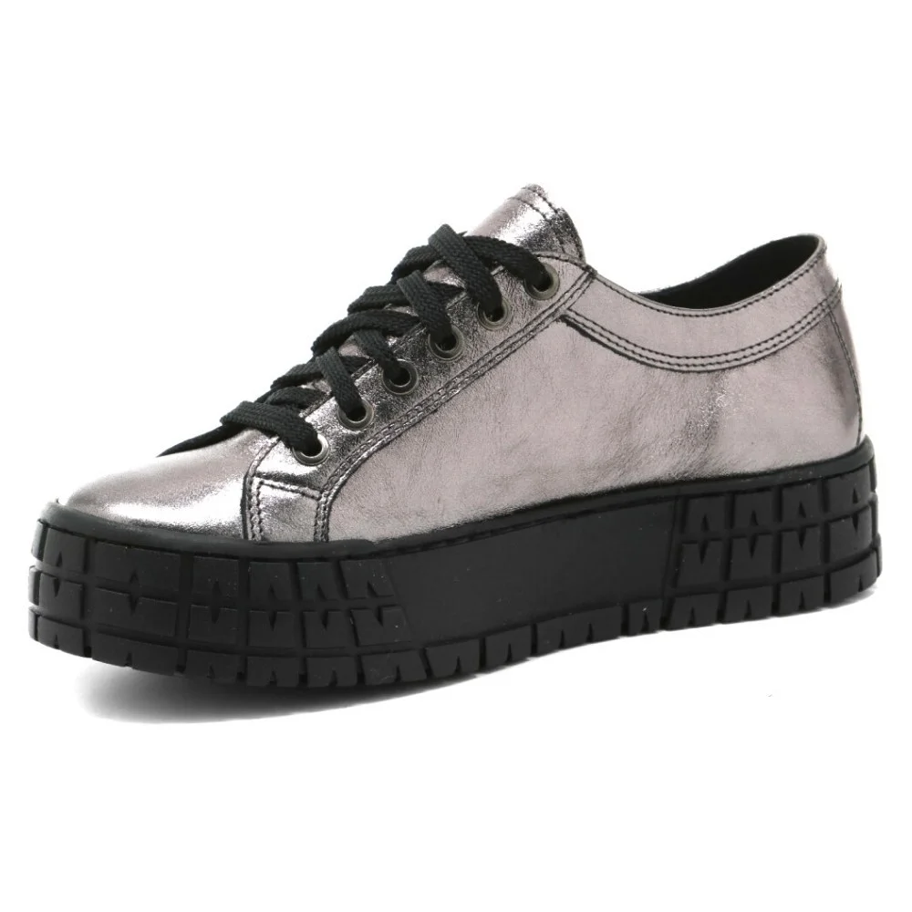 Жіночі сріблясті кеди Contes Польща арт 557-platy-caly