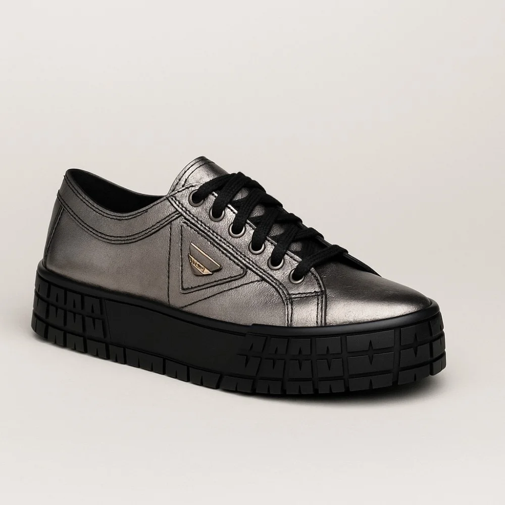 Жіночі сріблясті кеди Contes Польща арт 557-platy-caly