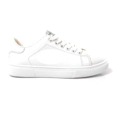 Sneakers female white El Passo Ukraine 437-2-green 4934