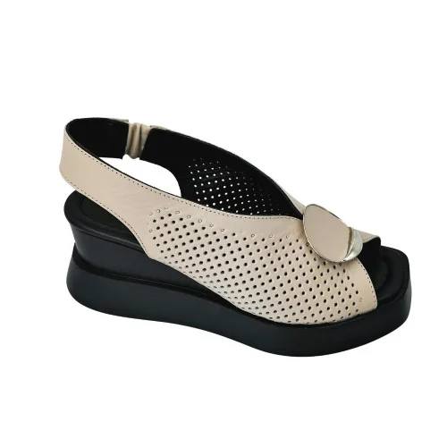 Sandals female gray Evromoda Turkey 1173-2582712 4951