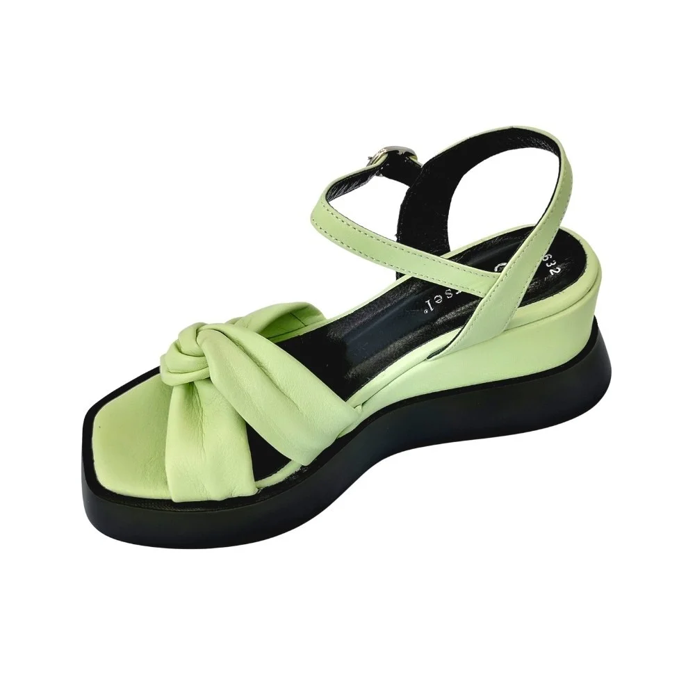 Sandals for women lime Marsel (Turkey) model 4957