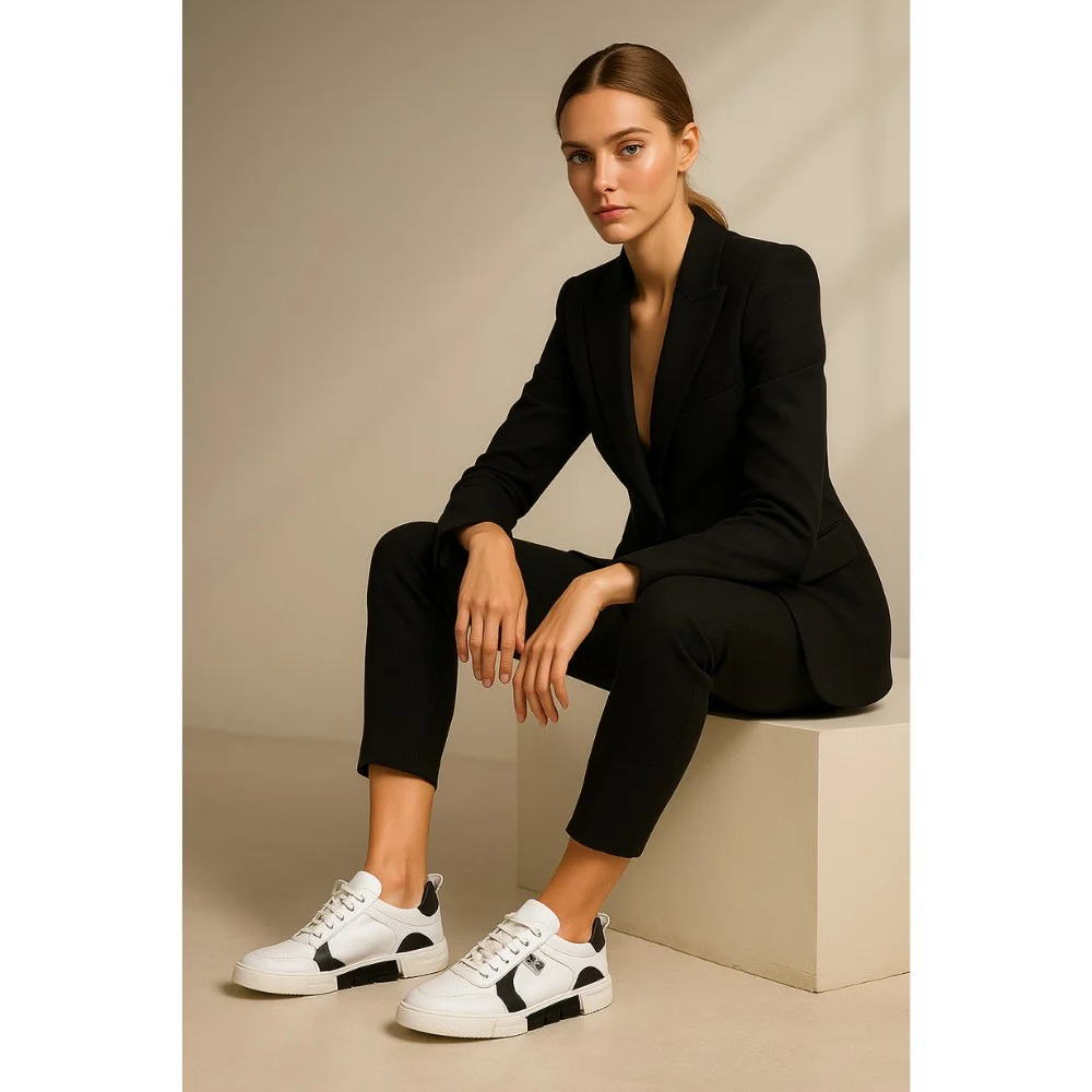 Жіночі білі кросівки Marsel 305-300-32 з Туреччини модель 4959