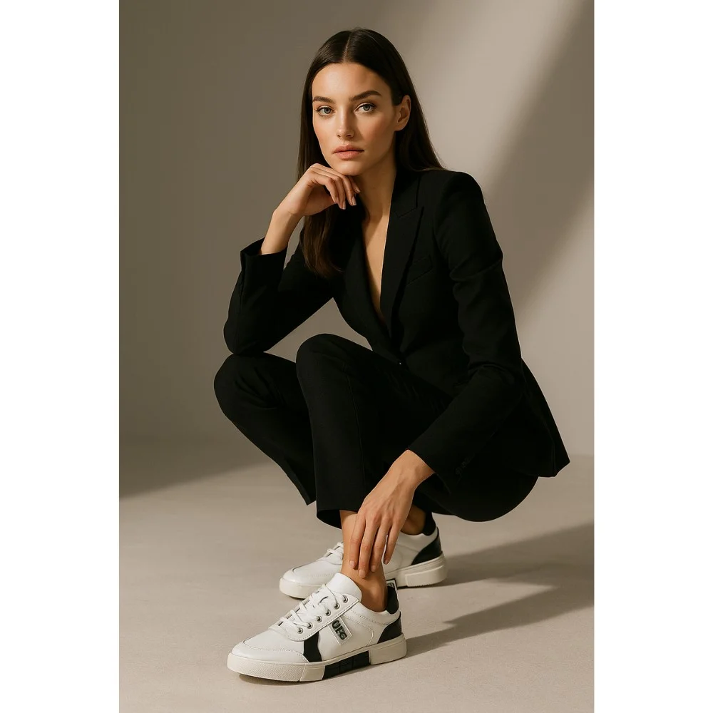 Жіночі білі кросівки Marsel 305-300-32 з Туреччини модель 4959