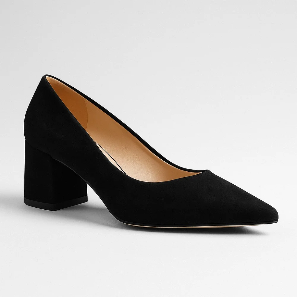 Women's black shoes Solo Femme (Poland) model 4964