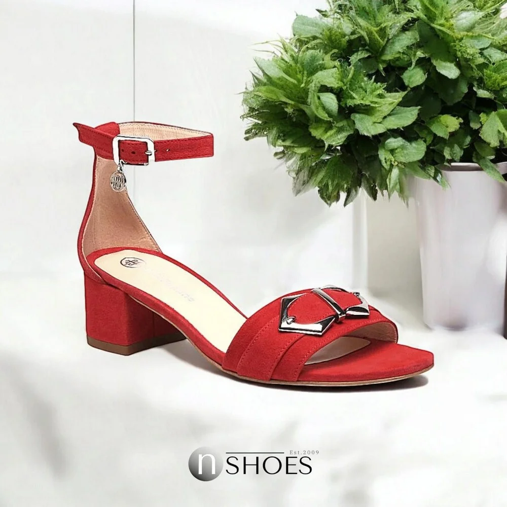 Women’s pink leather sandals Solo Femme 73412-01-L57/000-07-00