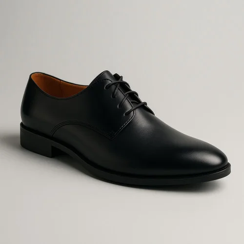 Women's black oxford shoes Solo Femme 77904-08-c57-000-03-00 4969 made of genuine leather from a Polish manufacturer