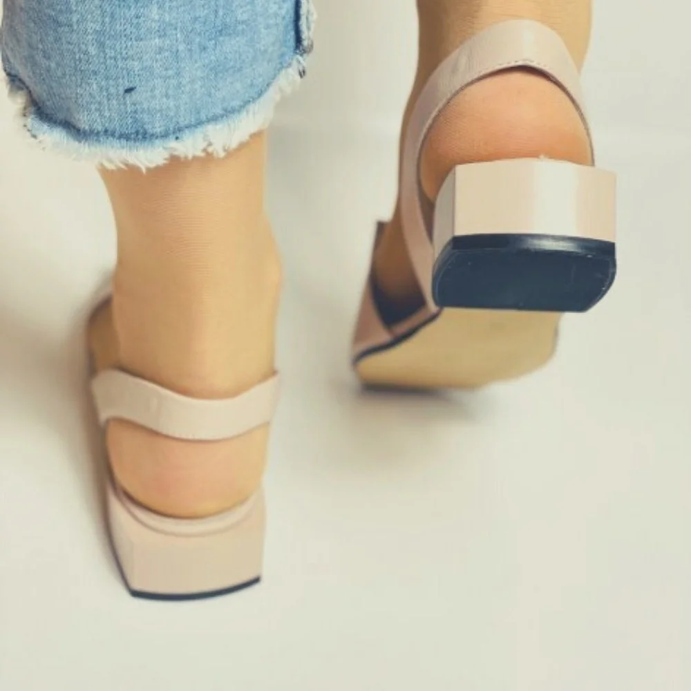 Sandals female pink Evromoda (Turkey) model 4974