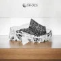 Шлепанцы женские белые Evromoda (Турция) модель 4977