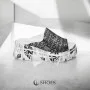 Шлепанцы женские белые Evromoda (Турция) модель 4977