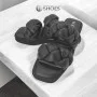 Slippers female black Magza (Turkey) model 4988